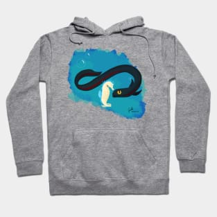 Seahorse Aziraphale and Eel Crowley Hoodie